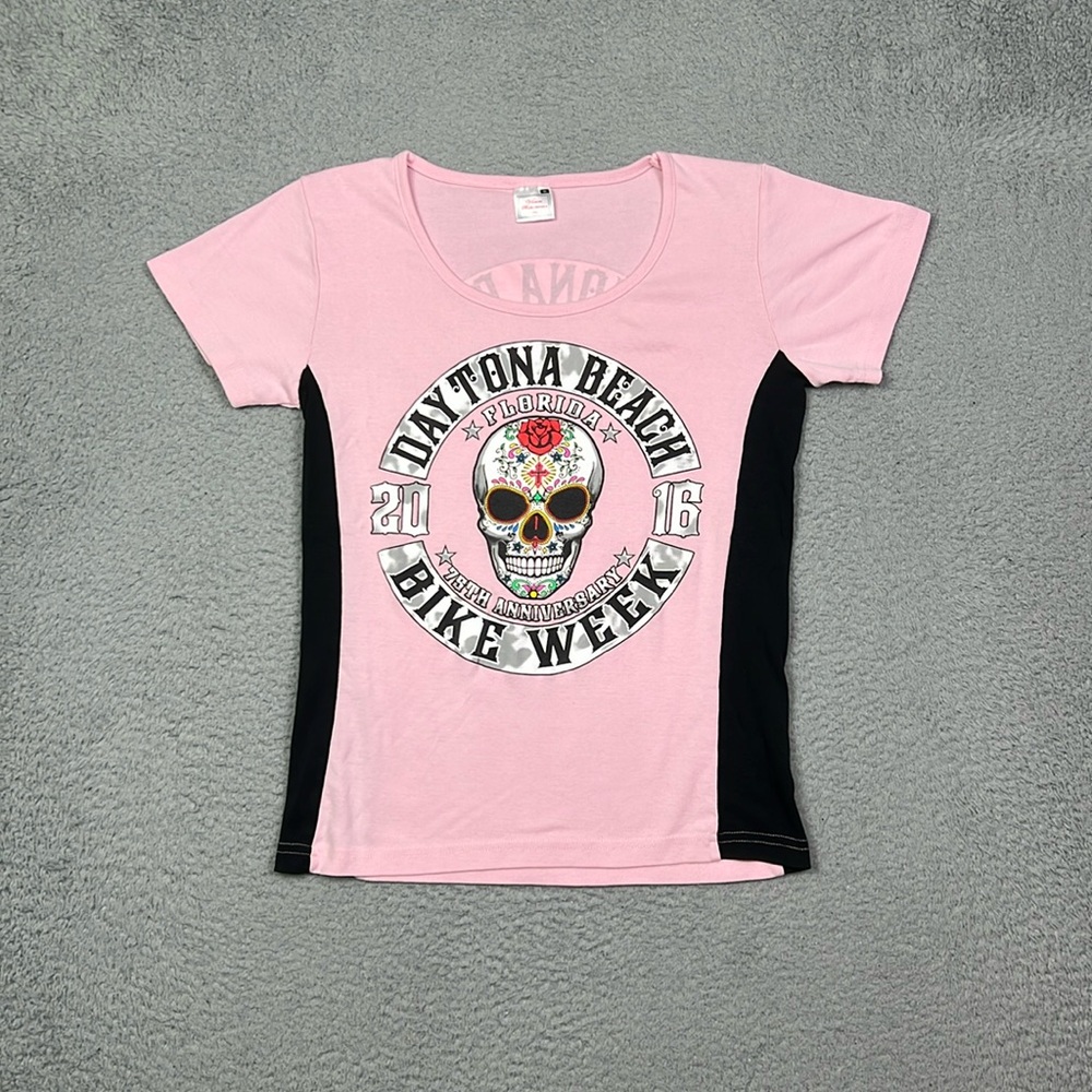 Daytona Beach 2016 Bike Week Skull T-shirt